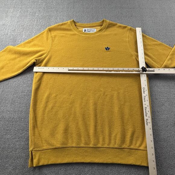 Dutch Bros Sweater Adult Large Yellow Long Sleeve Casual Coffee Men's - Picture 10 of 14